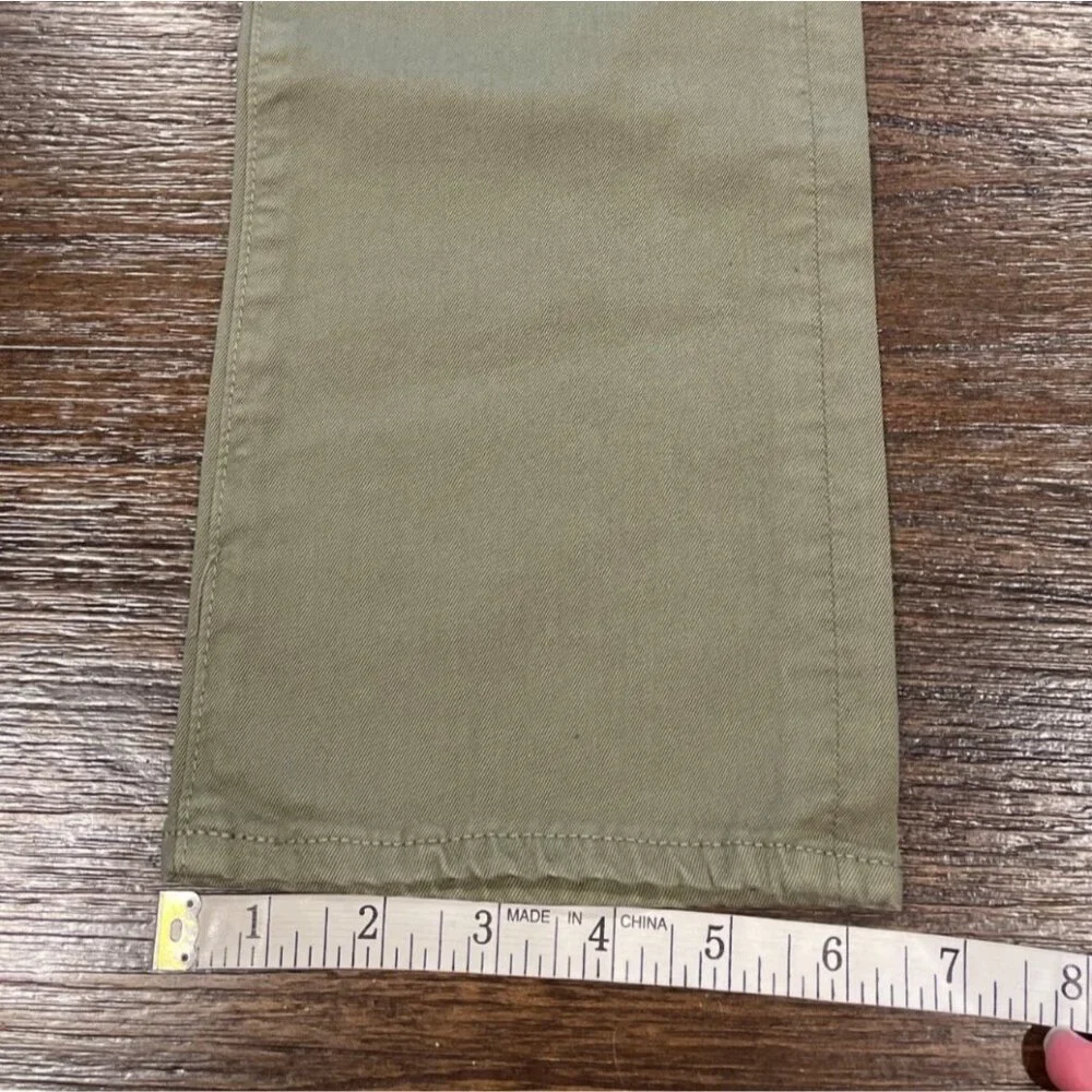 AG Adriano Goldschmied Mens 32x32 Green Slim Skinny Pant Stretch Workwear Preppy